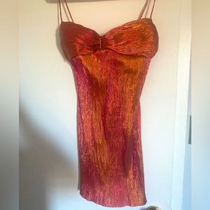 Ombré Shimmer Mini Dress